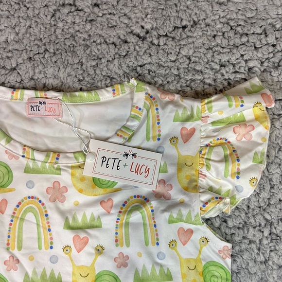 Pete and Lucy Short Set Snail 10/12 - Picture 4 of 6